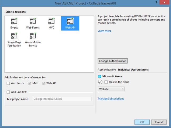 Creating API Project